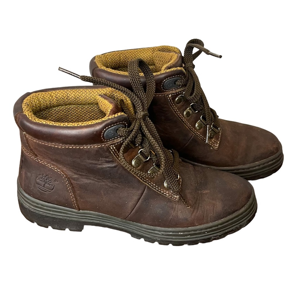 90s Vintage Timberland Leather Boots Vintage Women’s Hiking Boots Size 6.5